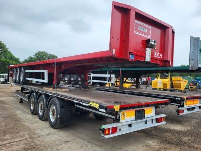 2017 Berger Triaxle Euroliner Flat Trailer