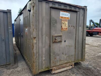 20ft x 8ft Hook Loader Anti Vandal Tool Shed, Canteen & Drying Room