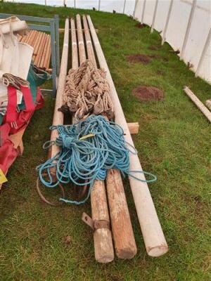 Complete 40ft x 80ft Traditional Pole Marquee - 17