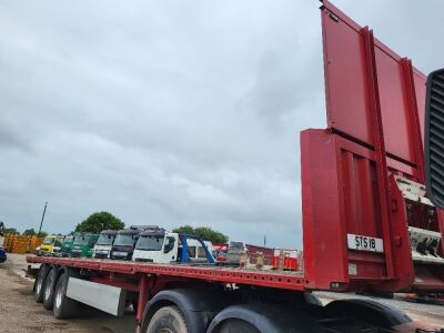 2014 Krone Triaxle Coil Flat Trailer