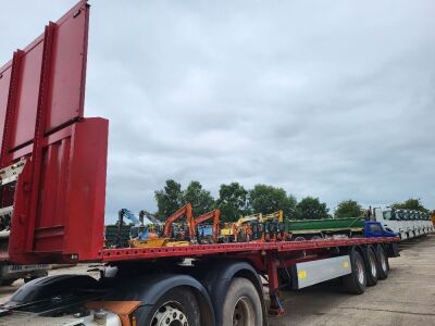 2014 Krone Triaxle Coil Flat Trailer - 2