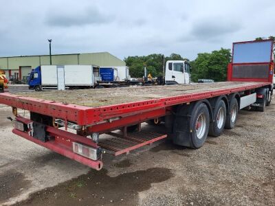 2014 Krone Triaxle Coil Flat Trailer - 3