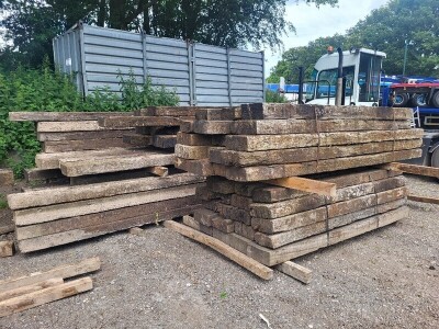 Approx 82x Railway Sleepers