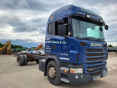 2012 Scania G440 6x2 Rear Lift Chassis Cab