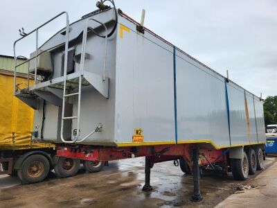 2010 Wilcox Triaxle Alloy Body Tipping Trailer - 2