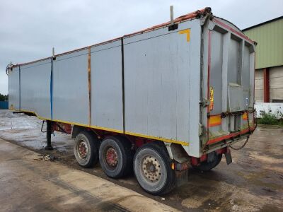 2010 Wilcox Triaxle Alloy Body Tipping Trailer - 3