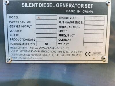 2022 Kawakenki KK60 60Kva Silent Diesel Generator - 5