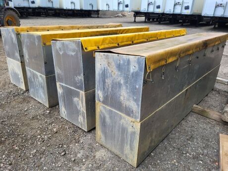 4x Alloy Tool Boxes