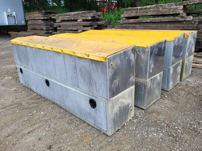 4x Alloy Tool Boxes - 2