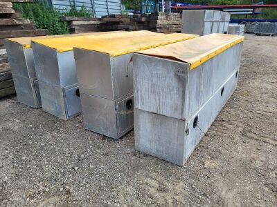 4x Alloy Tool Boxes - 3