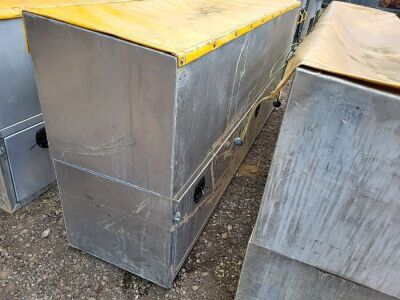 4x Alloy Tool Boxes - 4