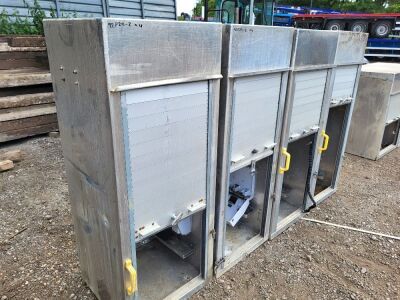 4x Alloy Tool Pods (Narrow)