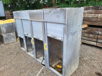 4x Alloy Tool Pods (Narrow) - 4
