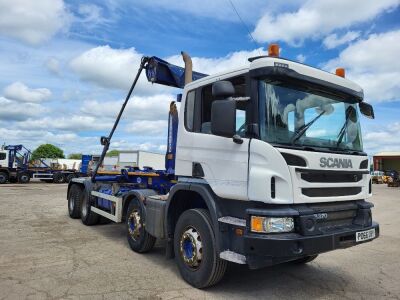 2016 Scania P370 8x4 Hook Loader