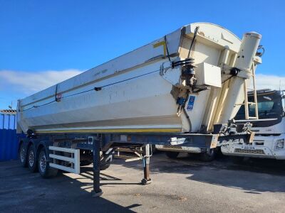 2014 Kelberg Triaxle Bathtub Aggregate Tipping Trailer - 2