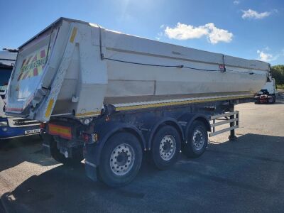 2014 Kelberg Triaxle Bathtub Aggregate Tipping Trailer - 3