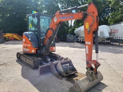 2021 Hitachi ZX33U-6CLR Mini Digger