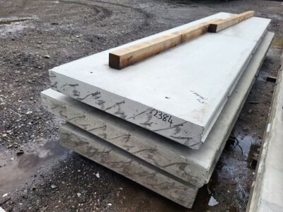 3x Concrete Panels