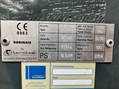 2004 Robinair AC600 PRO Vehicle Air Conditioning Machine - 7