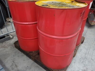 2x 205ltr Drums of Shell Turbo 7 Oil