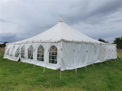 Complete 40ft x 80ft Traditional Pole Marquee - 6