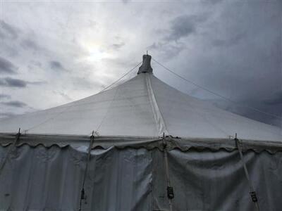 Complete 40ft x 80ft Traditional Pole Marquee - 7