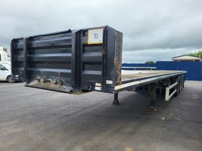 2002 Polski Triaxle Flat Trailer