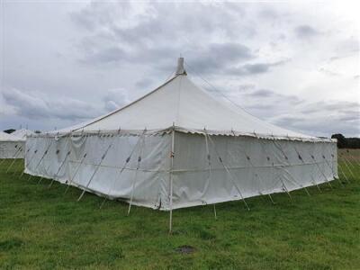 Complete 40ft x 80ft Traditional Pole Marquee - 10