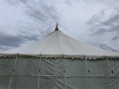 Complete 40ft x 80ft Traditional Pole Marquee - 11