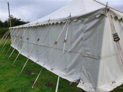 Complete 40ft x 80ft Traditional Pole Marquee - 12