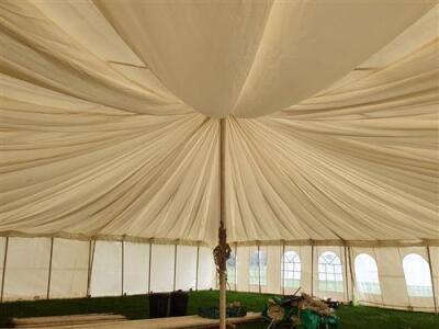 Complete 40ft x 80ft Traditional Pole Marquee - 27