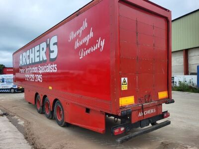 2003 Cartwright Triaxle Box Van Trailer - 4