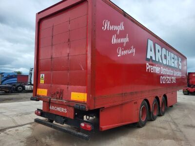 2003 Cartwright Triaxle Box Van Trailer - 5