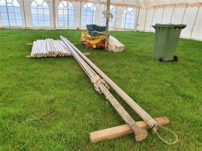 Complete 40ft x 60ft Traditional Pole Marquee - 43