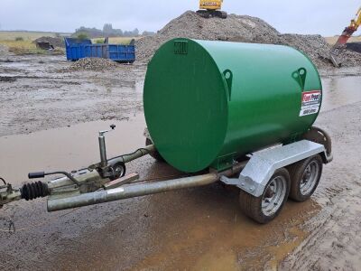 2019 Fuel Proof 1000 ltr Tandem Axle Drawbar Fuel Bowser