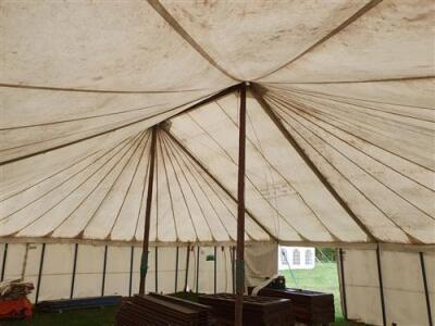 Complete 30ft x 40ft Traditional Pole Marquee - 30