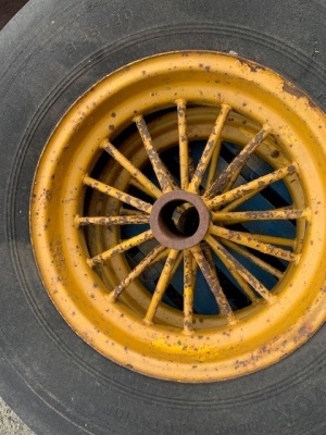 2 x Drawbar Trailer Wheels & 8.25-20 Tyres - 2