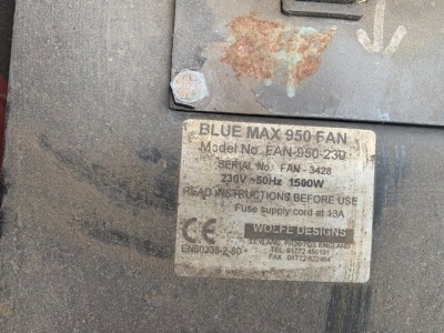 Blue Max 950 Mobile Electric Fan Unit - 4