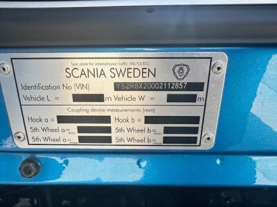 Scania R730 Bluestream 6x2 Tag Axle Limited Edition Tractor Unit  - 13