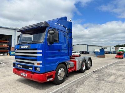 1996 Scania 143M-450 Topline 6x2 Tag Axle Tractor Unit 