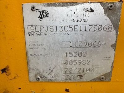 2005 JCB JS130LC Tracked Excavator - 10