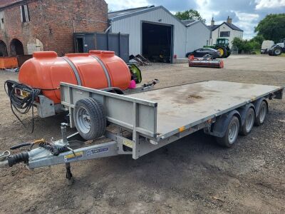 2022 Ifor Williams Triaxle 3500kg Drawbar Flat Trailer - 2
