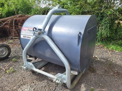 Fuel Proof 1000 ltr 3 Point Linkage Fuel Bowser