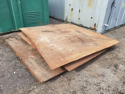 5 x Steel Road Plates