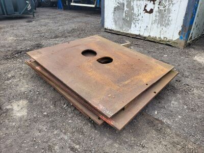 4 x Steel Road Plates