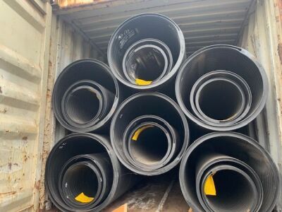 Quantity of Weholite Culvert 6m Plastic Pipe - 3