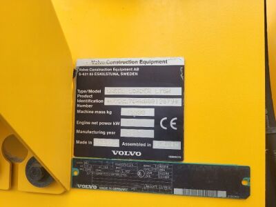 2017 Volvo L70H Wheeled Loader - 16
