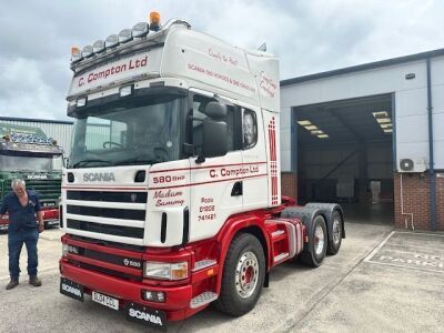 2004 Scania R580 6x2 Tag Axle Tractor Unit