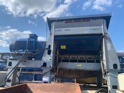 Linder Komet 1800 Single Shaft Shredder - 3