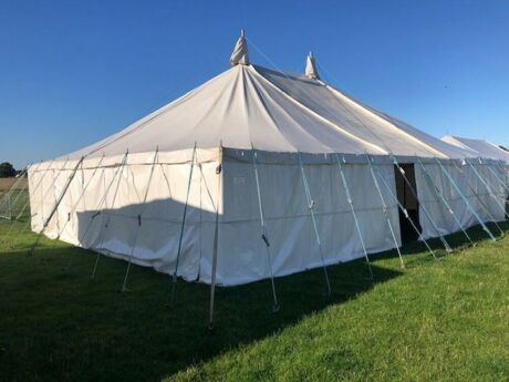 Complete 30ft x 60ft Traditional Pole Marquee